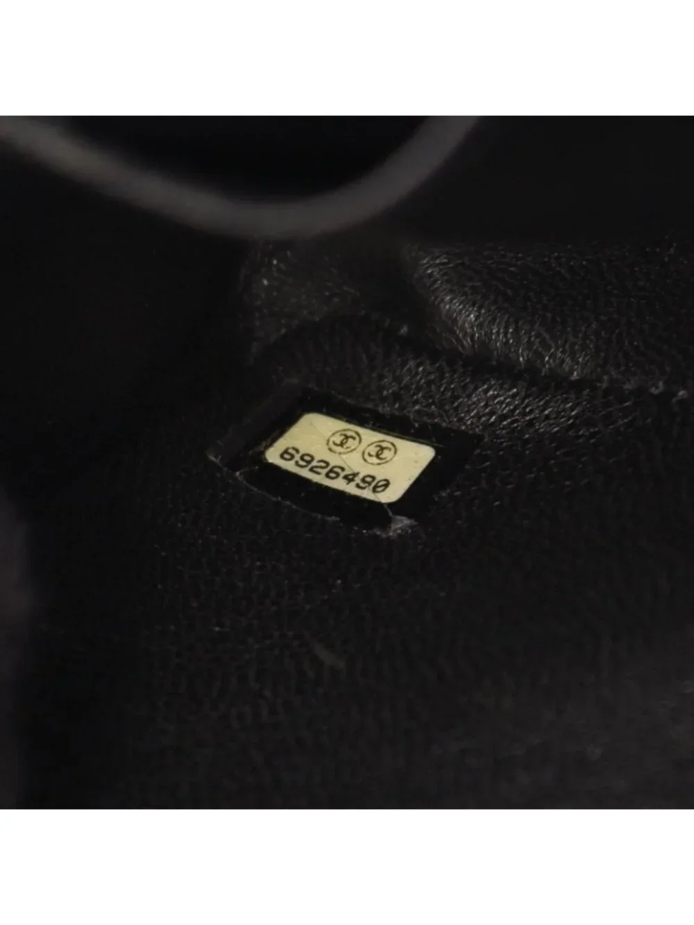 Chanel Shoulder Bag 2.55 Quilted East West Black Canvas Leather Chain
